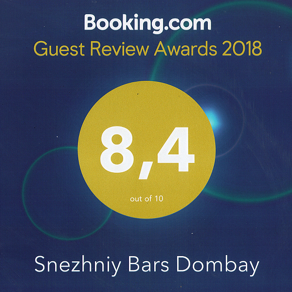 Guest Review Award 2018 от Booking.com